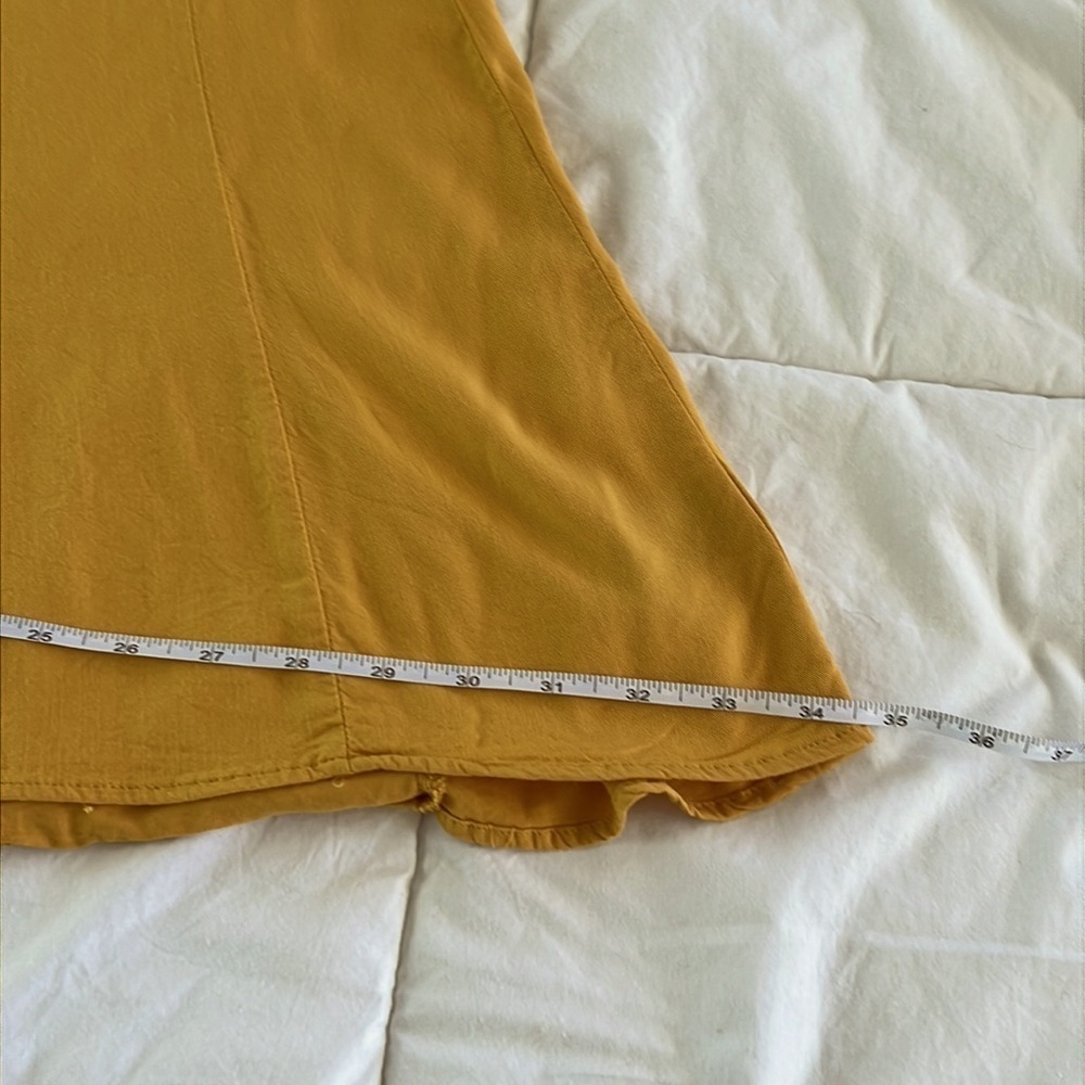 TORRID sz 2 TANK TOP MUSTARD YELLOW SWEETHEART NECKLINE ADJUSTABLE STAPS - Picture 8 of 12